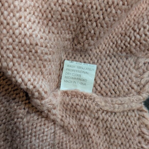 Angou Girl's Polka Dot Knitted Cardigan - 4T - Picture 3 of 4